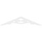 Ekena Millwork Pitch Robin Architectural Grade PVC Gable Pediment, 60"W x 12 1/2"H x 1"P (5/12) GPP060X013X100ROB - alternate 3